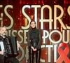 Accompagnée par l'accordéoniste, elle lit des lettres d'Edith Piaf sur scène
Clotilde Courau et Lionel Suarez lors de l’enregistrement de l’émission “Les stars s’unissent pour le Sidaction” au théâtre Marigny à Paris, France, le 11 mars 2025. L’émission sera diffusée en prime le 22 mars sur France 2. © Guirec-Moreau/ Bestimage
