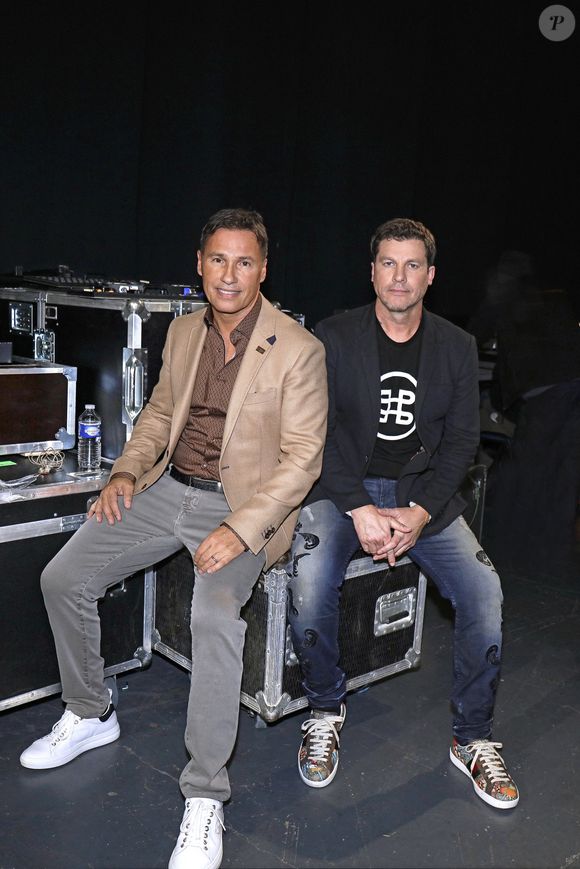 Nathan Moore et Steve Hart du groupe "Worlds Apart" à Paris le 18 novembre 2021. © Cédric Perrin/Bestimage