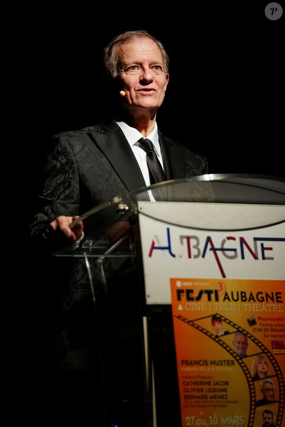 3e édition du Festi'Aubagne, festival populaire de rencontres avec les comédiens et professionnels du petit et grand écran et de la scène, à l'Espace des Libertés à Aubagne le 28 mars 2025 avec Francis Huster © Anne-Sophie Guebey / Bestimage