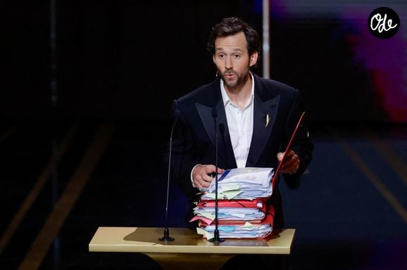 Benjamin Lavernhe (broche de la Maison Chaumet) lors de la 51ème cérémonie des César à l'Olympia à Paris, France, le 26 février 2025 © Borde-Jacovides/Bestimage