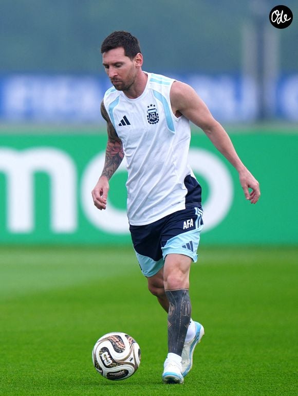 Et il maîtrise beaucoup mieux son corps et ses limites

L'Argentin Lionel Messi lors d'une séance d'entraînement au Columbia Park. L'Argentine affrontera l'Espagne dimanche en finale de la Coupe du monde de la FIFA 2026. Date de la photo : samedi 18 juillet 2026. Photo : PA Photos/ABACA