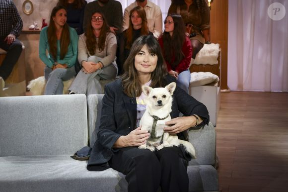 Exclusif - Valérie Perrin sur plateau de l'émission "Animalement Vôtre" présentée par B.Montiel et diffusée le 22 mars 2026 sur France 3, à Paris, France, le 2 décembre 2025. © Jack Tribeca/Bestimage