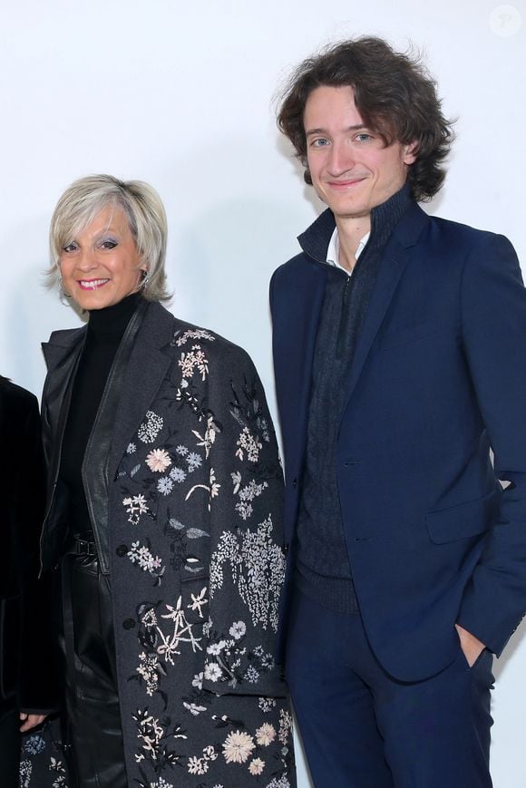 Hélène Arnault et son fils Jean Arnault - Front Row du défilé Christian Dior "Collection Haute Couture Printemps/Eté 2025" au Musée Rodin, lors de la Fashion Week de Paris (PFW), le 27 janvier 2025.
© Bertrand Rindoff/Bestimage