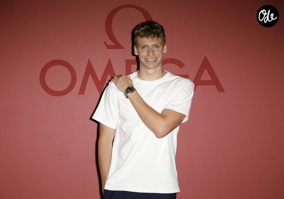 Léon Marchand - Soirée Omega « Seamasters » à l'Omega House Paris, Hôtel de Poultry, Maison des Polytechniciens, dans le cadre des Jeux Olympiques de Paris (JO 2024), le 5 août 2024. Omega est le chronométreur officiel des Jeux Olympiques et Paralympiques de Paris 2024. © Marc Ausset Lacroix / Bestimage