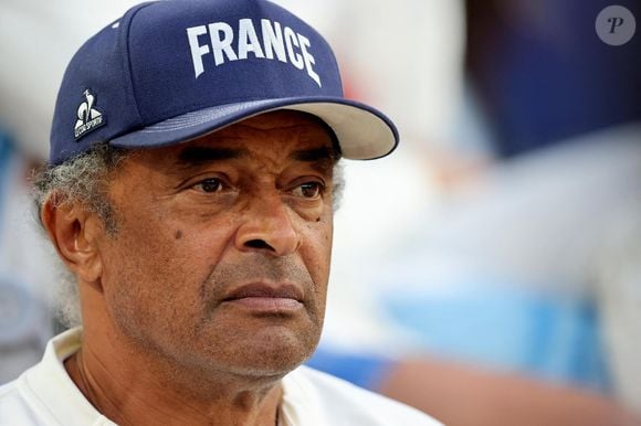 Yannick Noah, coach de l'équipe de France paralympique de tennis fauteuil lors de la rencontre de tennis fauteuil entre S.Houdet et M.delaPuente en quart de finale des jeux paralympiques Paris 2024 le 4 septembre 2024.
© Dominique Jacovides / Bestimage