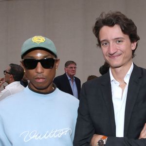 Pharrell Williams et Jean Arnault (Directeur Général de Louis Vuitton Montres) - Défilé de mode Dior Homme, Collection Printemps / Été 2026, Front Row, dans le cadre de la Fashion Week de Paris, France, le 27 Juin 2025.

© Olivier Borde / Bertrand Rindoff / Bestimage
