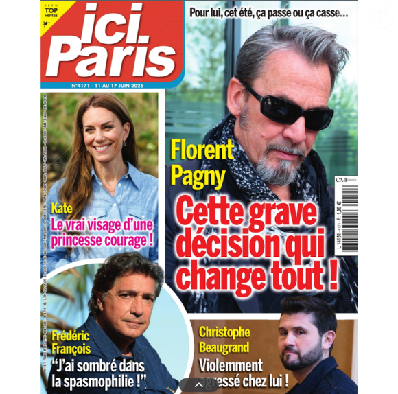 Dans une récente interview pour "Ici Paris" 

Couverture de "Ici Paris" du 11 juin 2025