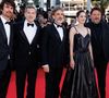 Simon Jacquet, Guillaume Canet, Leonardo Sbaraglia, Marion Cotillard, Denis Ménochet, Yodelice (Maxime Nouchy) - Montée des marches du film « Karma » lors du 79ème Festival International du Film de Cannes. © Jacovides-Moreau / Bestimage