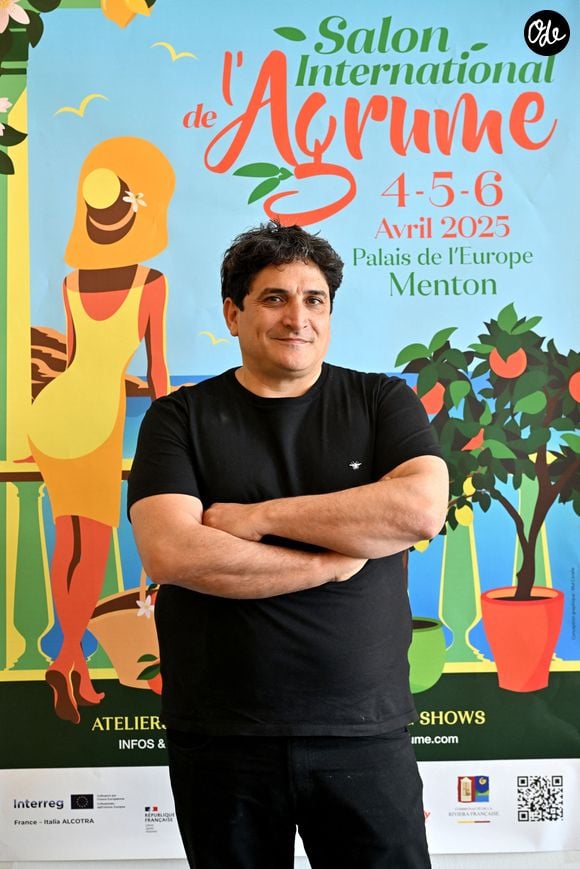Mauro Colagreco, le Chef triplement étoilé du Mirazur à Menton, lors de 2eme édition du Salon International de l’Agrume, au Palais de l'Europe, à Menton le 5 avril 2025. © Bruno Bebert/Bestimage