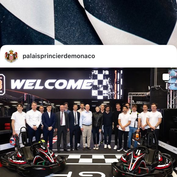 Inauguration du box98 à Monaco en présence de la famille princière le 28 mars 2025
