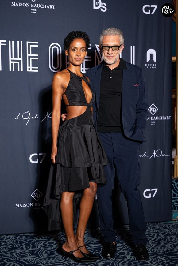Narah Baptista, Vincent Cassel lors de la première du film “The Opera” aux Folies Bergère à Paris le 31 août 2026. © Pierre Perusseau / Bestimage