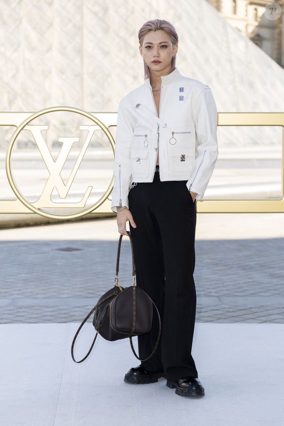 Felix au photocall du Défilé de mode Vuitton  Collection Printemps-Été 2026 dans le cadre de la Fashion Week de Paris (PFW) dans la Cour Carrée du Louvre, à Paris, France, le 30 septembre 2025. © Olivier Borde/Bestimage