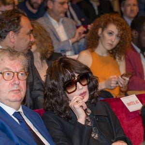 Dominique Besnehard et Isabelle Adjani - Soirée d'ouverture du festival Series Mania au Tripostal à Lille. Le 27 avril 2018
© Stéphane Vansteenkiste / Bestimage