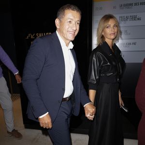 Dany Boon et sa nouvelle compagne Clara Vello - Avant-première du film "Regarde" au Cinéma Pathé Wepler à Paris le 8 septembre 2025. © Coadic Guirec/Bestimage