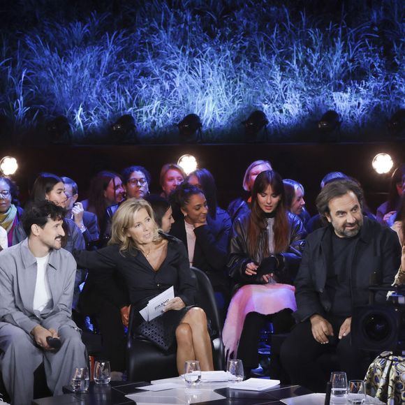 Exclusif - Lubiana, Mehdi Kerkouche, Claire Chazal, André Manoukian, Angélique Kidjo, Keblack lors de l'enregistrement de l'émission "Le Grand Echiquier, Spéciale Afrique", présentée par C.Chazal et A.Manoukian et diffusée le 28 août 2025 sur France 2, à Paris, France, le 14 septembre 2024. © Jack Tribeca/Bestimage