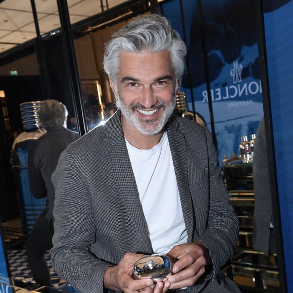 Exclusif - François Vincentelli au lancement des nouveaux parfums Moncler dans sa boutique sur l'avenue des Champs-Élysées à Paris, France, le 22 avril 2022. © Rachid Bellak/Bestimage