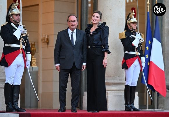 François Hollande et Julie Gayet - Dîner d'état de l'Elysée pour le président sud-coréen Lee Jae Myung le 8 septembre 2026 © Christian Liewig/Bestimage