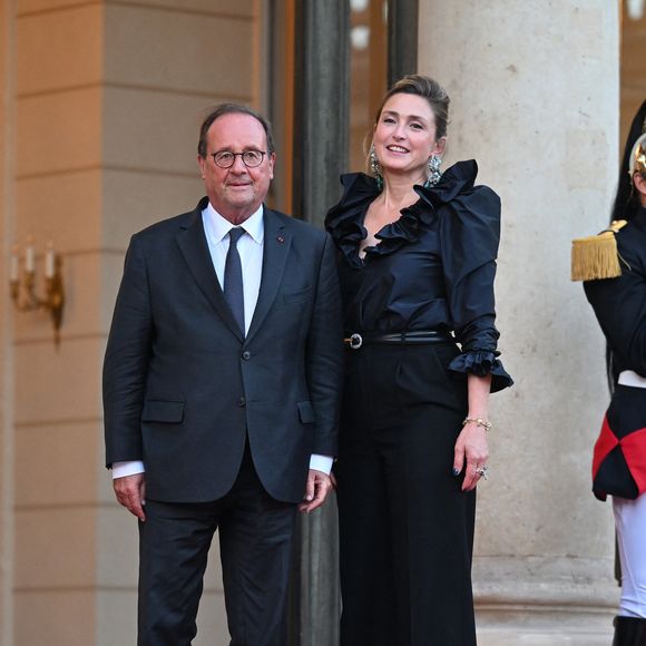 François Hollande et Julie Gayet - Dîner d'état de l'Elysée pour le président sud-coréen Lee Jae Myung le 8 septembre 2026 © Christian Liewig/Bestimage