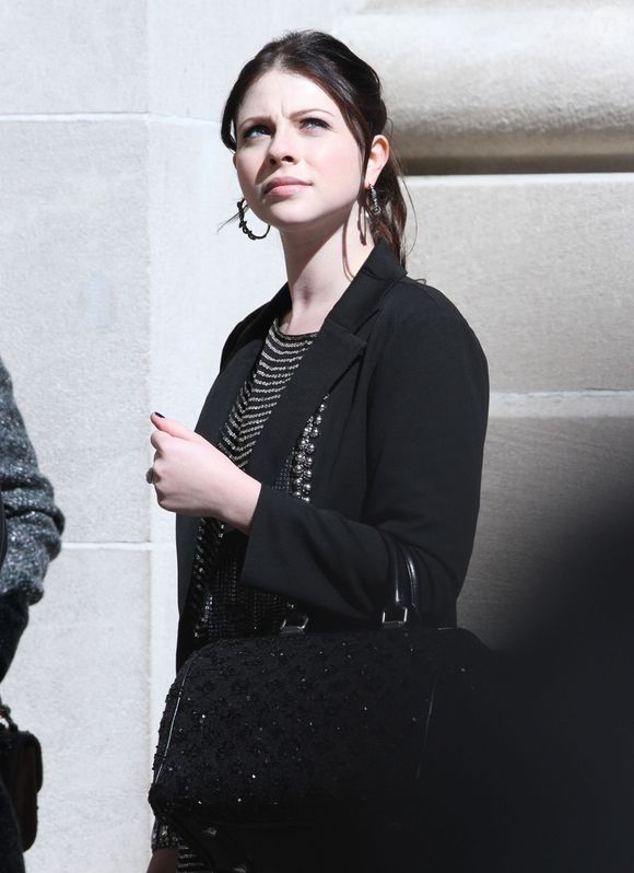 Michelle Trachtenberg sur le tournage de "Gossip Girl" à New York, le 11 octobre 2012.

Photo : Fameflynet / Bestimage