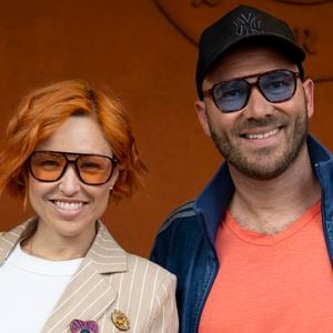 Natasha St-Pier et son compagnon Vincent Bidal au Village lors des Internationaux de France de Tennis de Roland Garros 2025 le 3 juin 2025 à Paris.  © Moreau / Jacovides / Bestimage