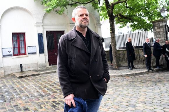 Eric Naulleau assistant aux obsèques de Dick Rivers à l'église Saint-Pierre de Montmartre à Paris, en France, le 2 mai 2019. Photo by ABACAPRESS.COM