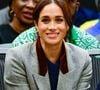 Sur Instagram, elle a publié une vidéo sur laquelle on la voit train de rire avec son équipe, et de danser pieds nus dans sa cuisine.
Le prince Harry et Meghan Markle lors de la cérémonie d'ouverture des "Invictus Games Vancouver Whistler 2025" au Canada, le 9 février 2025 ©Backgrid USA / Bestimage