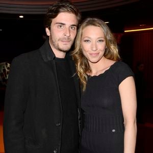 Roman Kolinka (fils de Marie Trintignant et de Richard Kolinka, l'ancien batteur du groupe Téléphone) et Laura Smet - Avant-première du film "Eden" au cinéma Gaumont Marignan à Paris, le 18 novembre 2014. ©Bestimage