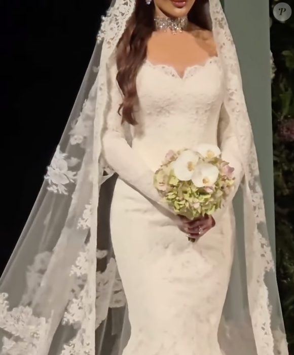 La princesse Nouf porte une robe Dolce & Gabbana pour son mariage avec le prince Nawaf ben Fahad Al Faisal Al Farhan via Instagram @arabianroyalagency