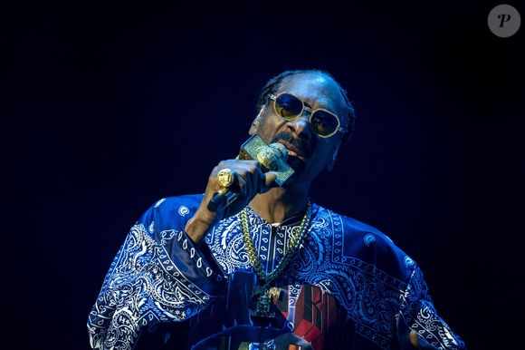 Le rappeur américain Snoop Dogg lors de son concert au Ziggo Dome, dans le cadre de sa tournée I Wanna Thank Me Tour. Amsterdam, Pays-Bas, 20 mars 2023. Photo by Sander Koning/ANP/ABACAPRESS.COM