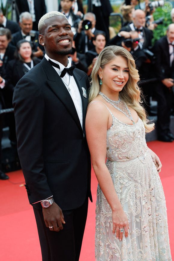 Zulay Pogba et Paul Pogba assistent au tapis rouge de "Highest 2 Lowest" lors de la 78ème édition du Festival de Cannes au Palais des Festivals le 19 mai 2025 à Cannes, France.  Photo by Anne Barson/ABACAPRESS.COM