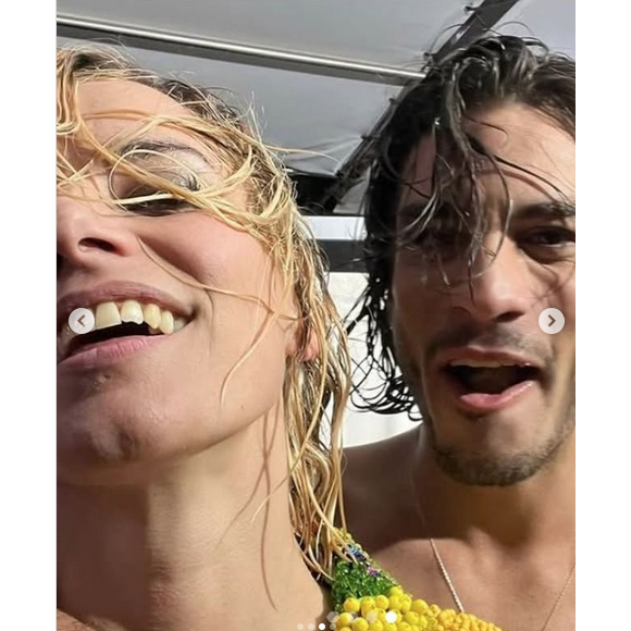 Fauve Hautot et Romain Guillermic sur Instagram