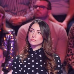 Exclusif - Delphine Wespiser, sur le plateau de  TBT9 présenté par C.Hanouna, et diffusé en direct sur W9, Paris, France, le 02 mars 2026. © Jack Tribeca / Bestimage