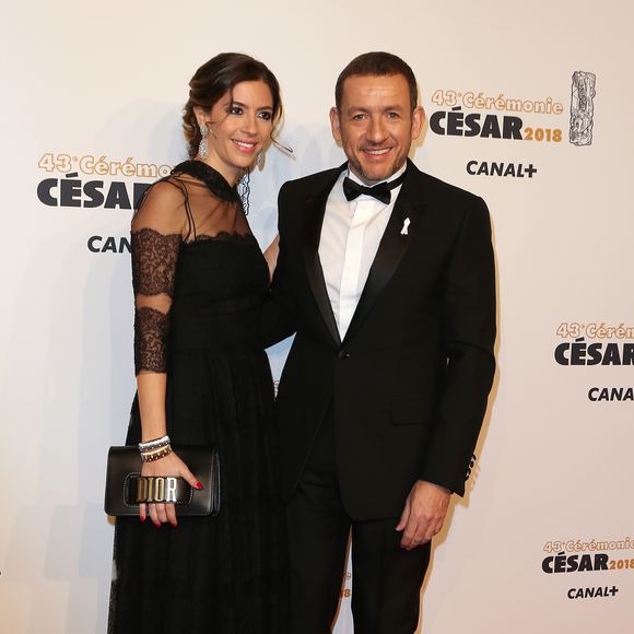 Dany Boon (porte le ruban maintenant on agit) et Yaël - Photocall lors de la 43ème cérémonie des Cesar à la salle Pleyel à Paris, le 2 mars 2018.
© Dominique Jacovides - Olivier Borde / Bestimage