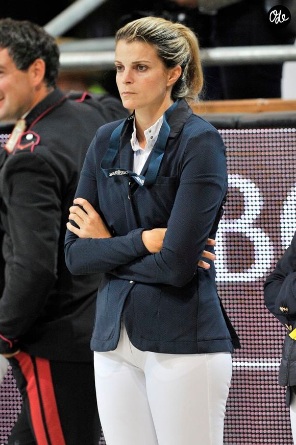 Athina Onassis lors du jumping Longines FEI World Cup à Vérone, Italie, le 26 octobre 2018. SGP / BESTIMAGE