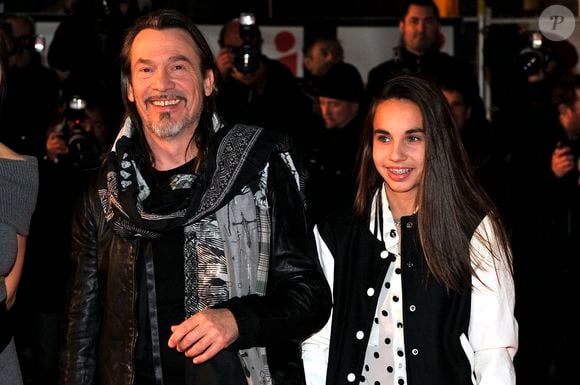 Florent Pagny et sa fille Ael - 15e édition des NRJ Music Awards au Palais des Festivals a Cannes le 14 décembre 2013. Crédit : JACOVIDES-JUNIOR / BESTIMAGE