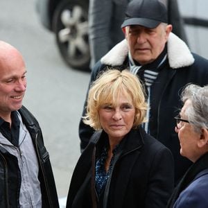 Virginie Ledieu, fille de Marion Game arrivant à la cérémonie d'enterrement de l'actrice Marion Game à l'église Saint Roch à Paris, France le 31 mars 2023. Photo par Nasser Berzane/ABACAPRESS.COM