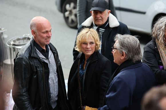 Virginie Ledieu, fille de Marion Game arrivant à la cérémonie d'enterrement de l'actrice Marion Game à l'église Saint Roch à Paris, France le 31 mars 2023. Photo par Nasser Berzane/ABACAPRESS.COM
