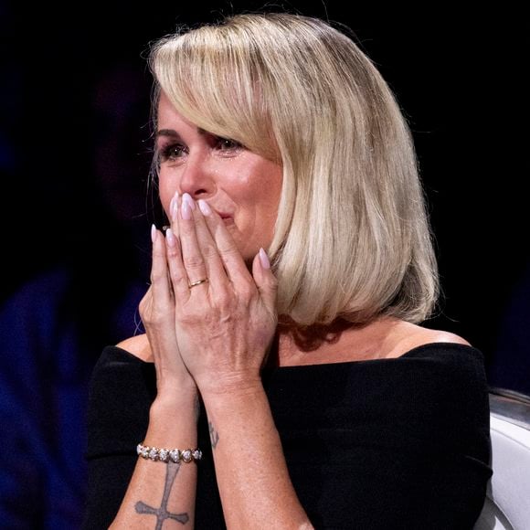 Exclusif - Laeticia Hallyday - Enregistrement de l'émission "La chanson secrète", présentée par N.Aliagas et diffusée le 1er décembre sur TF1
© Guillaume Gaffiot-Cyril Moreau / Bestimage