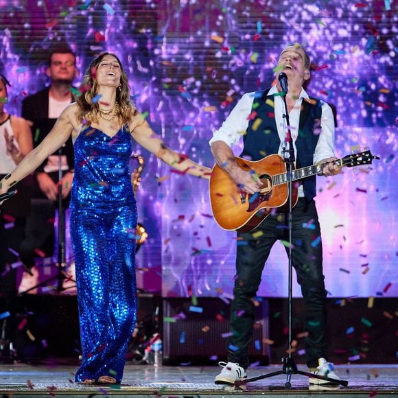 Exclusif - Laury Thilleman et Garou - Enregistrement de l'émission "La fête de la Musique" à Reims, diffusée en direct le 21 juin à 21h10 sur France 2
Une soirée inédite, mise en scène et chorégraphiée par K.Ouali, avec plus de 40 artistes en live. Ils seront accompagnés par les danseurs de la troupe du Paradis Latin et de l'Ecole de danse Studio 511.
 Une soirée de fête rythmée par des medleys, des duos exceptionnels, les tubes du moment et les talents d'aujourd'hui et de demain.
 France 2, la ville de Reims et la région Grand Est, vous donne rendez-vous le 21 juin à 21h10, en direct de Reims pour la Fête de la musique !
En partenariat et en simultané sur France Bleu
© Cyril Moreau-Jack Tribeca / Bestimage