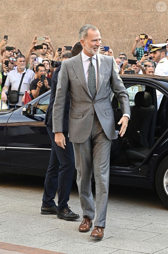 Le roi Felipe VI d'Espagne lors de la corrida de la presse dans les arènes de las Ventas à Madrid. Le 5 juin 2024. Europa Press / Bestimage