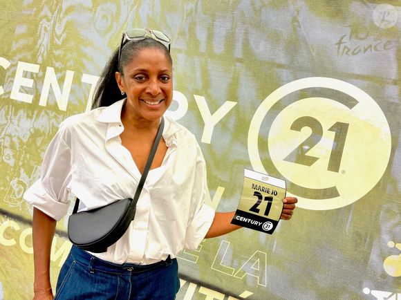 Marie-José Pérec - Les célébrités au village lors de la 16ème étape du Tour de France 2024 à Gruissan, France, le 16 juillet 2024. © Fabien Faure/Bestimage