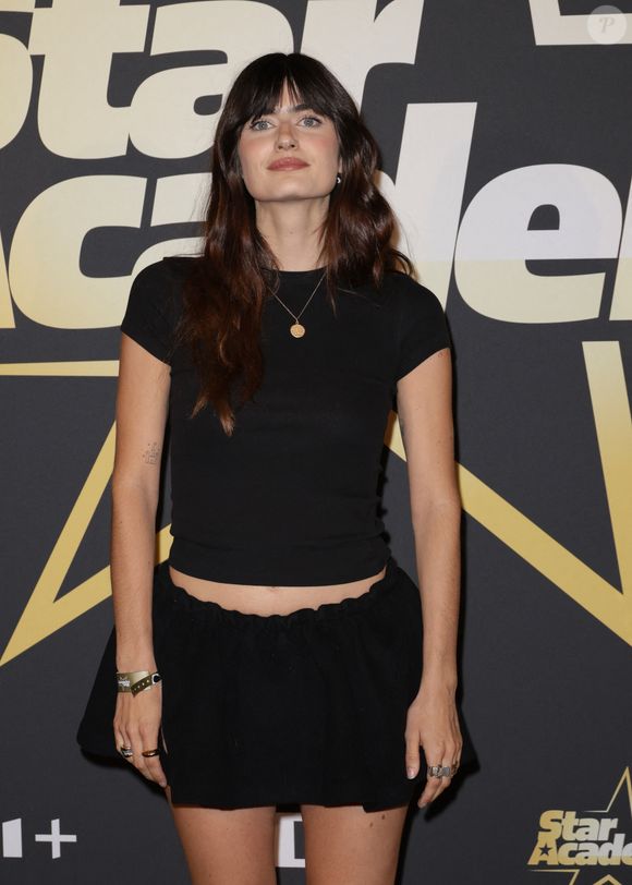 Marguerite Dedeyan (Star Academy 12) - Photocall de la soirée de lancement de la 13ème saison de la "Star Academy" au cinéma Le Grand Rex à Paris. La Star Academy 2025 sera diffusé à partir du 18 octobre 2025 sur TF1.

© Guirec Coadic/Bestimage