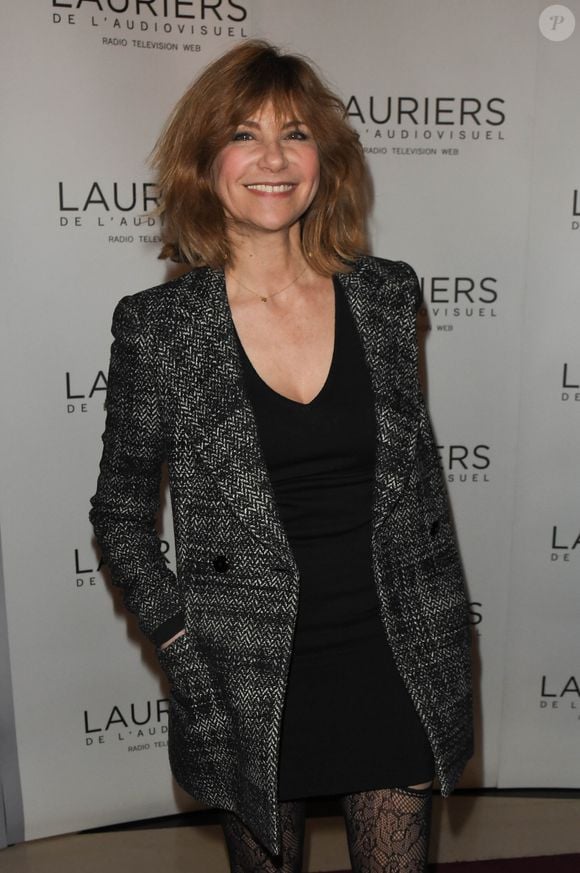 Florence Pernel au 25ème palmarès pour les Lauriers de l’Audiovisuel au Théâtre Marigny à Paris, France, le 10 février 2020. © Coadic Guirec/Bestimage