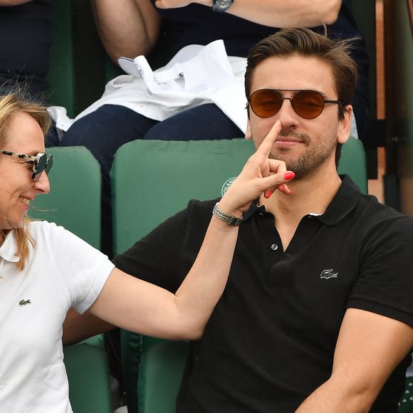 L'actrice Audrey Lamy et son petit ami Thomas Sabatier assistent au tournoi de Roland-Garros 2018 - cinquième jour à Roland-Garros le 31 mai 2018 à Paris, France. Photo Laurent Zabulon/ABACAPRESS.COM