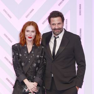 "Et donc voilà... Mais c'est à moi de gérer, c'est le régleur aussi qui a vu qu'on était un peu justes sur le timing, donc il allait intervenir et heureusement elle a lâché".

Audrey Fleurot, Mehdi Nebbou de la série HPI
Le Festival Series Mania, le festival international des séries à Lille, vendredi 28 mars 2025.
Soirée de clôture et remise des prix. © Christophe Aubert via Bestimage