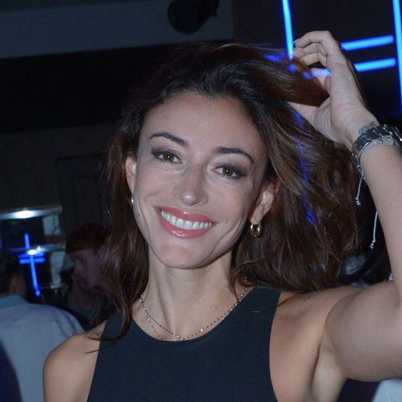 Exclusif - Rachel Legrain-Trapani (Miss France 2007) - Soirée de lancement du parfum Montblanc "Legend Blue" au Victoria à Paris le 3 avril 2024. © Rachid Bellak/Bestimage