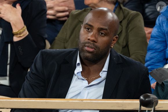 Teddy Riner assiste au tournoi Roland Garros 2025 le 5 juin 2025 à Paris, France. Photo by Laurent Zabulon/ABACAPRESS.COM