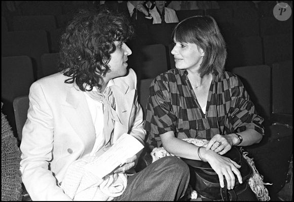 Archives - Julien Clerc avec sa femme Miou-Miou à l'Olympia pour la première de Diane Dufresne @BERTRAND RINDOFF PETROFF / BESTIMAGE