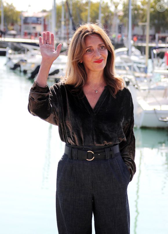 Valérie Karsenti - Photocall du film "Bénie soit Sixtine" lors de la 26ème Edition du Festival de la Fiction de La Rochelle. Le 12 septembre 2024. © Patrick Bernard / Bestimage