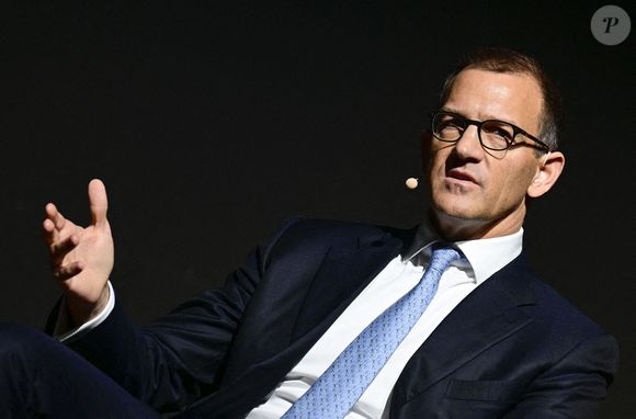 Photo d'archives du 17 octobre 2023 de l'entrepreneur tchèque Daniel Kretinsky lors de la conférence internationale SH!FTS à Prague, en République tchèque. Thyssenkrupp va vendre une participation de 20 % dans son activité sidérurgique à la holding énergétique contrôlée par le milliardaire tchèque Daniel Kretinsky, une avancée majeure pour le conglomérat allemand après des années de tentatives infructueuses pour se défaire de cette unité. Pour Thyssenkrupp, ouvre un nouvel onglet, l'accord marque ce qu'il espère être une séparation du bilan d'une activité cyclique et en difficulté qu'il a essayé de vendre, de filialiser ou de fusionner. Photo by Roman Vondrous/CTK Photo/ABACAPRESS.COM